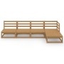 Gartenmöbel 7-teilig honigbraunes massives Kiefernholz von , Gartensets - Ref: Foro24-3075517, Preis: 327,20 €, Rabatt: %
