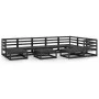 Juego de muebles de jardín 10 pzas y cojines negro madera pino de , Conjuntos de jardín - Ref: Foro24-3075763, Precio: 710,55...