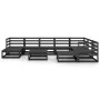 Juego de muebles de jardín 10 pzas y cojines negro madera pino de , Conjuntos de jardín - Ref: Foro24-3075763, Precio: 710,55...