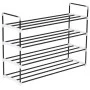 Shoe rack with 4 black metal and plastic shelves by vidaXL, Shoe racks and shoe organizers - Ref: Foro24-245626, Price: 20,39...