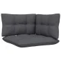 Garden furniture 8 pieces with anthracite pine wood cushions by , Garden sets - Ref: Foro24-3096060, Price: 719,93 €, Discoun...