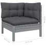 Gartenmöbel 8-teilig mit anthrazitfarbenen Kiefernholzkissen von , Gartensets - Ref: Foro24-3096060, Preis: 719,93 €, Rabatt: %