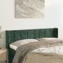 Kopfteil aus dunkelgrünem Samt, 147 x 16 x 78/88 cm von , Kopf- und Fußteile - Ref: Foro24-3118819, Preis: 73,91 €, Rabatt: %