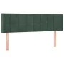 Kopfteil aus dunkelgrünem Samt, 147 x 16 x 78/88 cm von , Kopf- und Fußteile - Ref: Foro24-3118819, Preis: 73,91 €, Rabatt: %