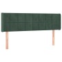 Kopfteil aus dunkelgrünem Samt, 147 x 16 x 78/88 cm von , Kopf- und Fußteile - Ref: Foro24-3118819, Preis: 64,05 €, Rabatt: %