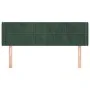 Kopfteil aus dunkelgrünem Samt, 147 x 16 x 78/88 cm von , Kopf- und Fußteile - Ref: Foro24-3118819, Preis: 73,91 €, Rabatt: %