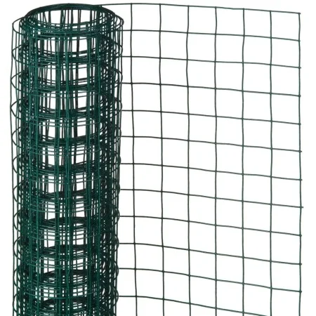 Nature Square wire steel with plastic coating 0.5x2.5 m 13 mm by Nature, fence panels - Ref: Foro24-419776, Price: 14,83 €, D...