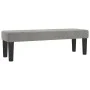 Box spring bed with light gray velvet mattress 140x190 cm by , Beds and slatted bases - Ref: Foro24-3137839, Price: 602,27 €,...