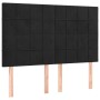 Box spring bed with black velvet mattress 140x200 cm by , Beds and slatted bases - Ref: Foro24-3137847, Price: 504,03 €, Disc...