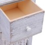 Nachttische 2 Einheiten aus weißem Holz von vidaXL, Nachttische - Ref: Foro24-242867, Preis: 112,13 €, Rabatt: %