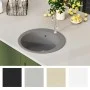 Fregadero de cocina de granito con un seno redondo gris de vidaXL, Fregaderos - Ref: Foro24-142957, Precio: 121,94 €, Descuen...
