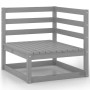 Gartenmöbel-Set 11-teilig aus massivem grauem Kiefernholz von , Gartensets - Ref: Foro24-3075936, Preis: 787,73 €, Rabatt: %