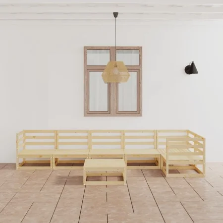 Garden furniture set 7 pieces solid pine wood by , Garden sets - Ref: Foro24-3075569, Price: 362,71 €, Discount: %