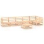 Gartenmöbel-Set 7-teilig aus massivem Kiefernholz von , Gartensets - Ref: Foro24-3075569, Preis: 352,59 €, Rabatt: %