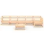 Juego de muebles de jardín 7 piezas madera maciza de pino de , Conjuntos de jardín - Ref: Foro24-3075569, Precio: 352,59 €, D...
