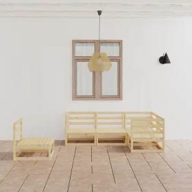 Garden furniture set 5 pieces solid pine wood by , Garden sets - Ref: Foro24-3075574, Price: 273,85 €, Discount: %
