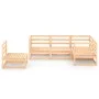 Juego de muebles de jardín 5 piezas madera maciza de pino de , Conjuntos de jardín - Ref: Foro24-3075574, Precio: 277,63 €, D...
