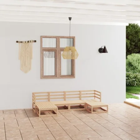 Garden furniture set 6 pieces solid pine wood by , Garden sets - Ref: Foro24-3076064, Price: 341,00 €, Discount: %