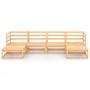 Garden furniture set 6 pieces solid pine wood by , Garden sets - Ref: Foro24-3076064, Price: 356,77 €, Discount: %