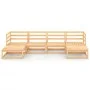 Gartenmöbel-Set 6-teilig aus massivem Kiefernholz von , Gartensets - Ref: Foro24-3076064, Preis: 341,00 €, Rabatt: %