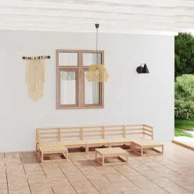 Gartenmöbel-Set 8-teilig aus massivem Kiefernholz von , Gartensets - Ref: Foro24-3076079, Preis: 421,84 €, Rabatt: %