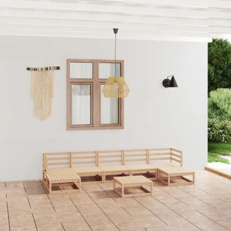 Juego de muebles de jardín 8 piezas madera maciza de pino de , Conjuntos de jardín - Ref: Foro24-3076079, Precio: 421,78 €, D...