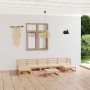 Gartenmöbel-Set 8-teilig aus massivem Kiefernholz von , Gartensets - Ref: Foro24-3076079, Preis: 440,94 €, Rabatt: %