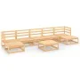 Gartenmöbel-Set 8-teilig aus massivem Kiefernholz von , Gartensets - Ref: Foro24-3076079, Preis: 421,84 €, Rabatt: %