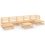Gartenmöbel-Set 8-teilig aus massivem Kiefernholz von , Gartensets - Ref: Foro24-3076079, Preis: 440,94 €, Rabatt: %
