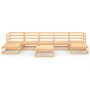 Gartenmöbel-Set 8-teilig aus massivem Kiefernholz von , Gartensets - Ref: Foro24-3076079, Preis: 440,94 €, Rabatt: %