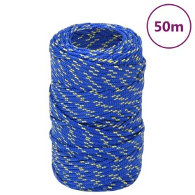 Cuerda de barco polipropileno azul 2 mm 50 m