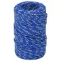 Blue polypropylene boat rope 2 mm 50 m by , Ropes and metal cords - Ref: Foro24-152424, Price: 10,35 €, Discount: %