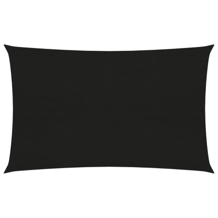 Sail awning HDPE black 160 g/m² 4x6 m by , Umbrellas - Ref: Foro24-311739, Price: 54,10 €, Discount: %