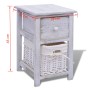 Nachttische 2 Einheiten aus weißem Holz von vidaXL, Nachttische - Ref: Foro24-242867, Preis: 112,13 €, Rabatt: %