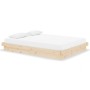 Solid wood bed frame 140x190 cm by , Beds and slatted bases - Ref: Foro24-819952, Price: 224,65 €, Discount: %