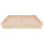 Solid wood bed frame 140x190 cm by , Beds and slatted bases - Ref: Foro24-819952, Price: 224,65 €, Discount: %