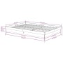 Solid wood bed frame 140x190 cm by , Beds and slatted bases - Ref: Foro24-819952, Price: 224,65 €, Discount: %