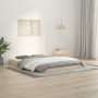 Solid pine wood bed frame 135x190 cm by , Beds and slatted bases - Ref: Foro24-823469, Price: 103,12 €, Discount: %