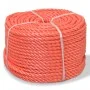 Cuerda trenzada de polipropileno 12 mm 100 m naranja de vidaXL, Sogas y cuerdas metálicas - Ref: Foro24-91302, Precio: 49,66 ...