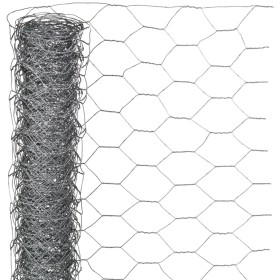Nature Hexagonal wire mesh galvanized steel 1x10 m 40 mm by Nature, fence panels - Ref: Foro24-419771, Price: 33,96 €, Discou...