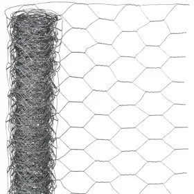 Nature Sechseckiges Drahtgeflecht aus verzinktem Stahl 1x10 m 40 mm von Nature, Zaunpaneele - Ref: Foro24-419771, Preis: 36,4...