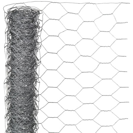 Nature Sechseckiges Drahtgeflecht aus verzinktem Stahl 1x10 m 40 mm von Nature, Zaunpaneele - Ref: Foro24-419771, Preis: 32,2...