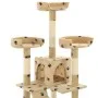 Kratzbaum aus Sisal für Katzen, 170 cm, beige Drucke von , Katzenmöbel - Ref: Foro24-170615, Preis: 112,43 €, Rabatt: %