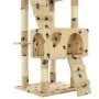Kratzbaum aus Sisal für Katzen, 170 cm, beige Drucke von , Katzenmöbel - Ref: Foro24-170615, Preis: 112,43 €, Rabatt: %
