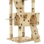 Kratzbaum aus Sisal für Katzen, 170 cm, beige Drucke von , Katzenmöbel - Ref: Foro24-170615, Preis: 114,83 €, Rabatt: %