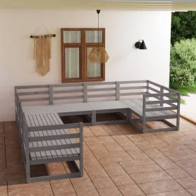 Garden furniture set 8 pieces solid pine wood by , Garden sets - Ref: Foro24-3075976, Price: 526,11 €, Discount: %