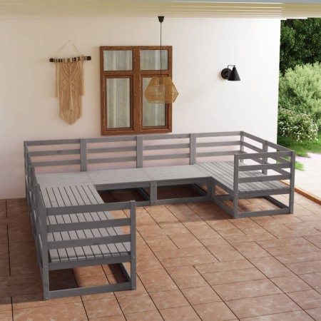 Gartenmöbel-Set 8-teilig aus massivem Kiefernholz von , Gartensets - Ref: Foro24-3075976, Preis: 533,59 €, Rabatt: %