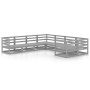 Juego de muebles de jardín 8 piezas madera maciza de pino de , Conjuntos de jardín - Ref: Foro24-3075976, Precio: 401,70 €