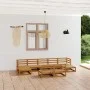 Garden furniture set 9 pieces solid pine wood by , Garden sets - Ref: Foro24-3076087, Price: 607,53 €, Discount: %