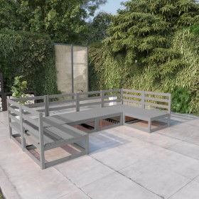 Juego de muebles de jardín 6 piezas madera maciza de pino de , Conjuntos de jardín - Ref: Foro24-3076121, Precio: 434,41 €, D...